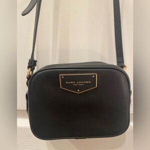 Marc Jacobs Black Leather Crossbody Bag